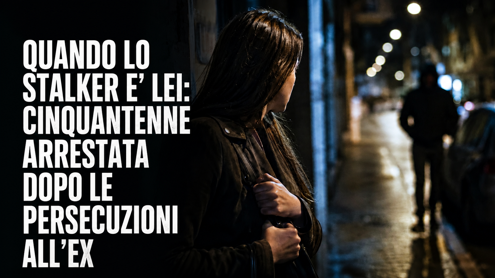 QUANDO LO STALKER E' LEI: CINQUANTENNE ARRESTATA DOPO LE PERSECUZIONI ALL’EX