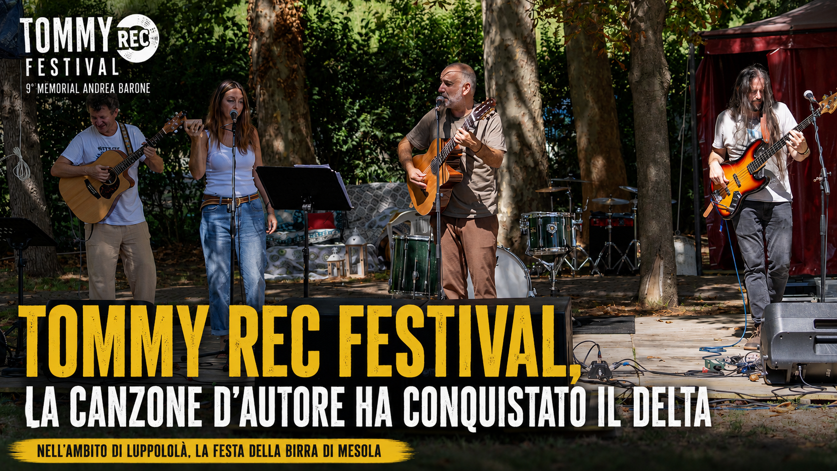 TOMMY REC FESTIVAL, LA CANZONE D’AUTORE HA CONQUISTATO IL DELTA 