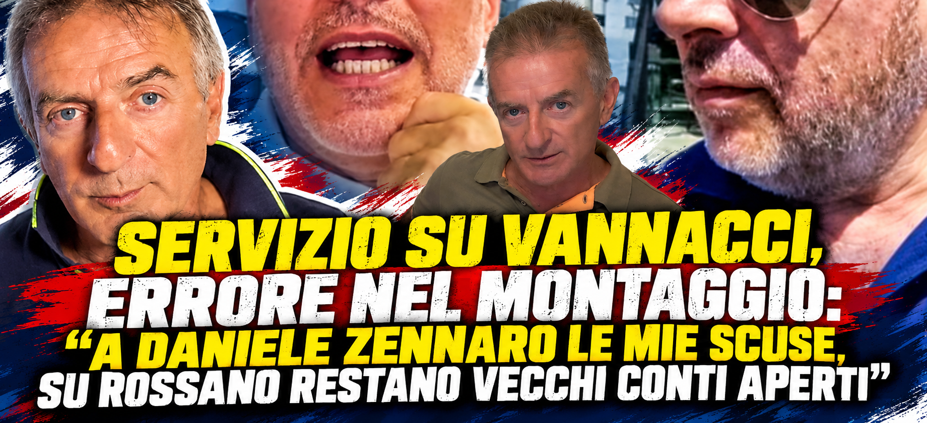 SERVIZIO SU VANNACCI, ERRORE NEL MONTAGGIO: “A DANIELE ZENNARO LE MIE SCUSE, SU ROSSANO RESTANO VECCHI CONTI APERTI”
