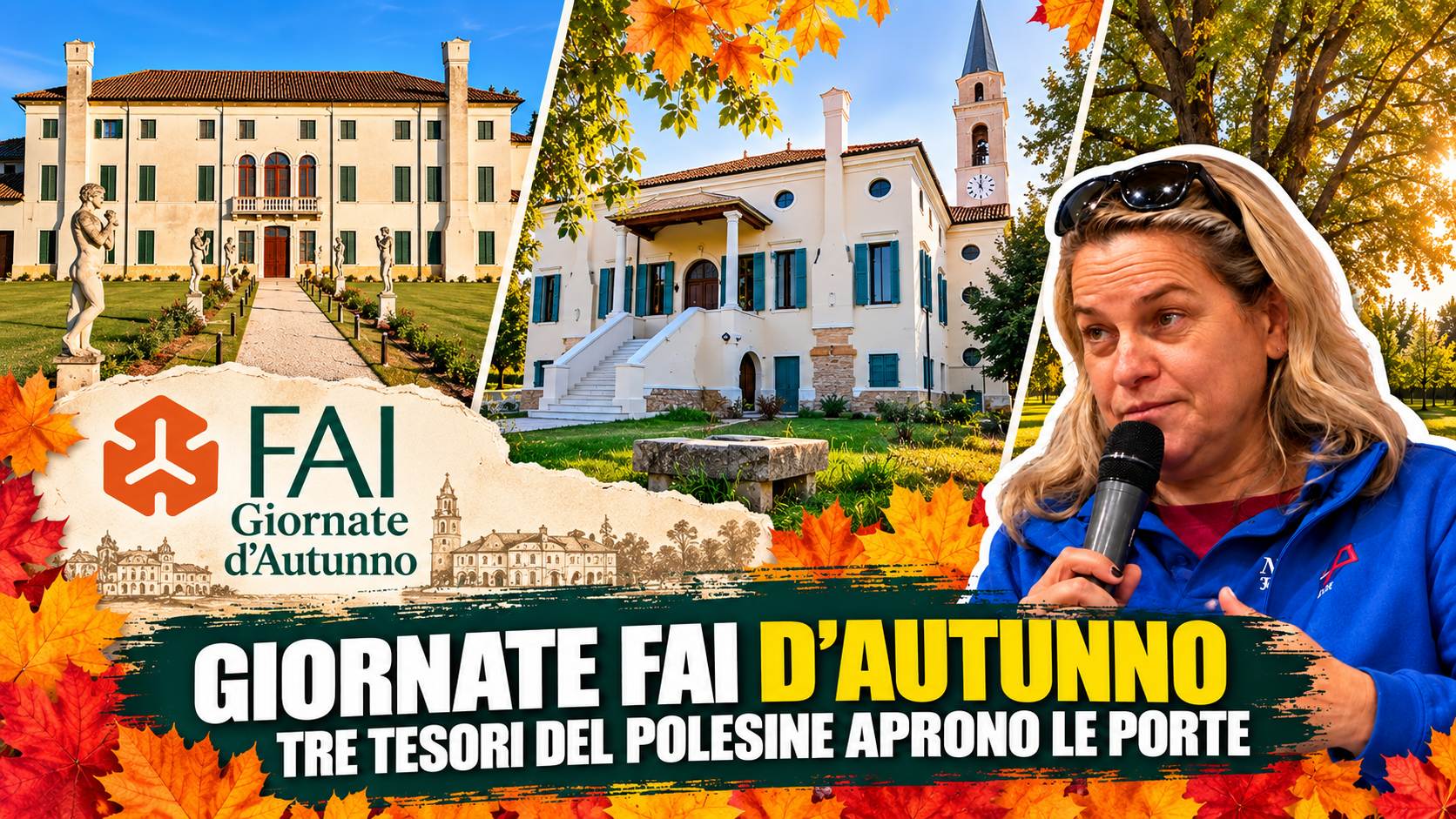 GIORNATE FAI D’AUTUNNO, TRE TESORI DEL POLESINE APRONO LE PORTE