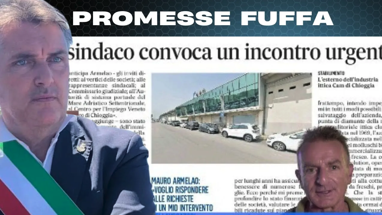 LE PROMESSE SULLA CAM? SOLO FUFFA: IL SINDACO DIMENTICA 1350 PESCATORI 