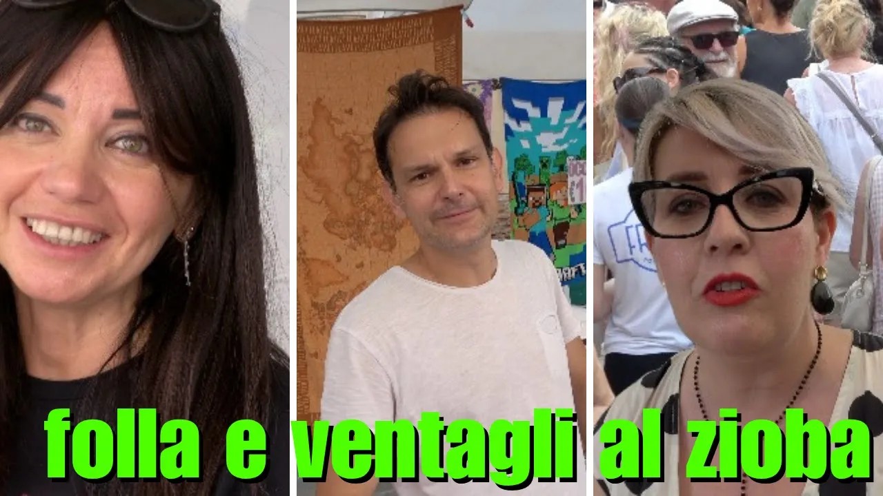 GIOVEDI' DI FOLLA E VENTAGLI AL MERCATO SETTIMANALE