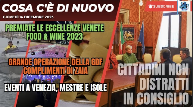 COSA C'E' DI NUOVO, LE NOTIZIE DI OGGI, GIOVEDI' 14 DICEMBRE 2023