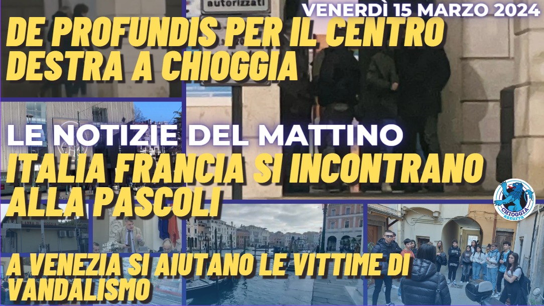 COSA C'E' DI NUOVO, Le notizie di oggi, venerdì 15 marzo 2024