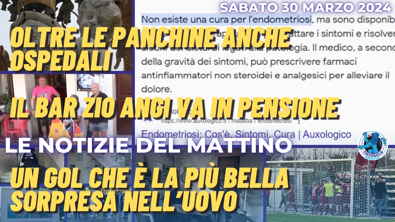 COSA C'E' DI NUOVO - Le notizie di oggi, sabato 30 marzo 2024