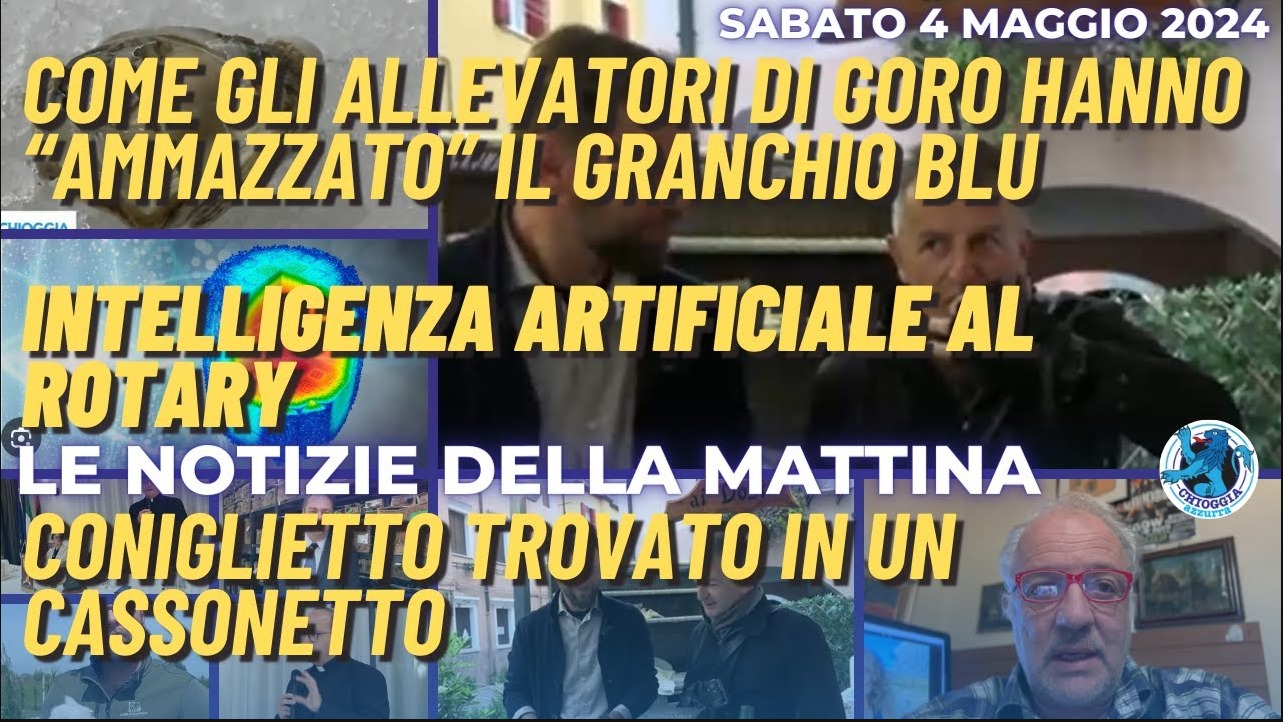 COSA C'E' DI NUOVO, Le notizie di oggi, sabato 4 maggio 2024