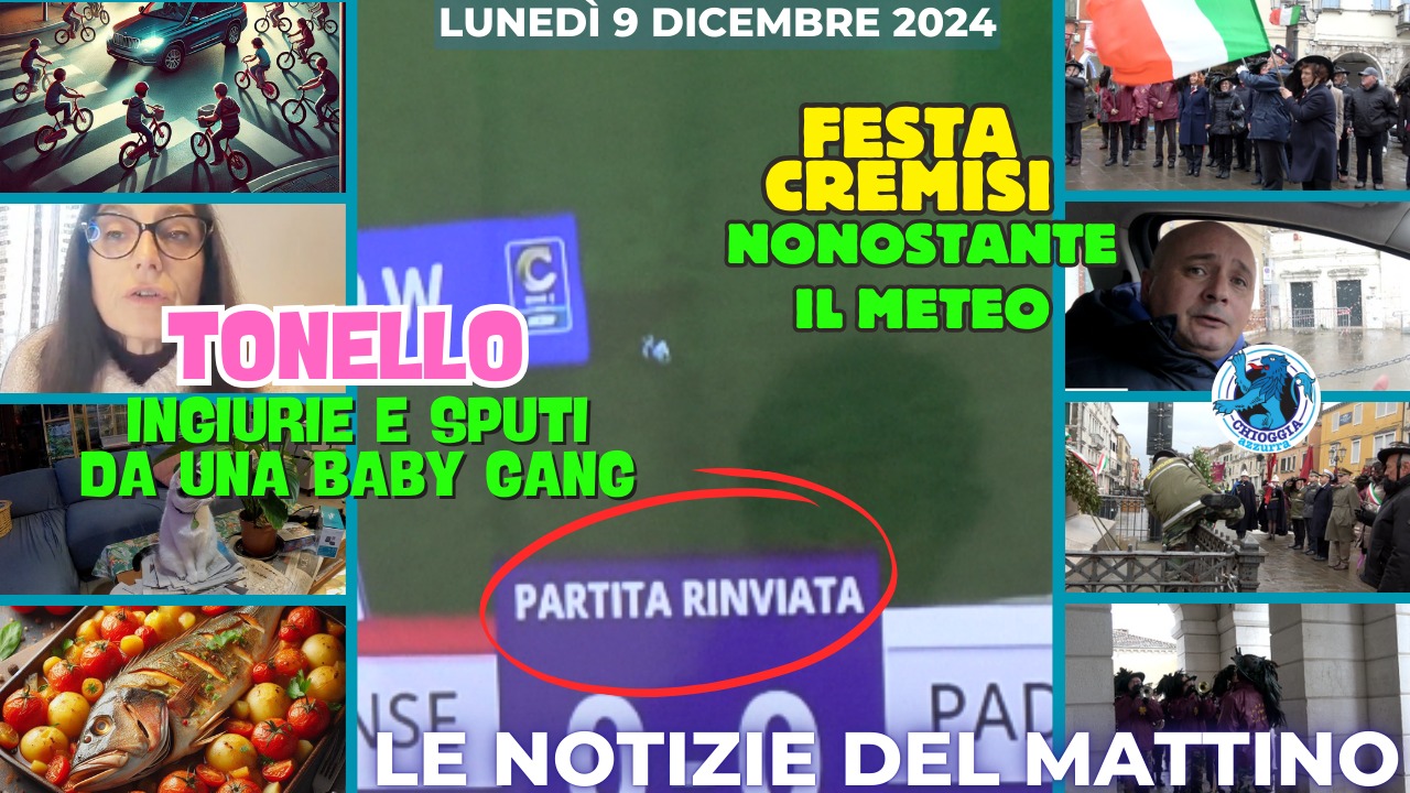COSA C'E' di nuovo, Le notizie di oggi, lunedi 9 dicembre 2024
