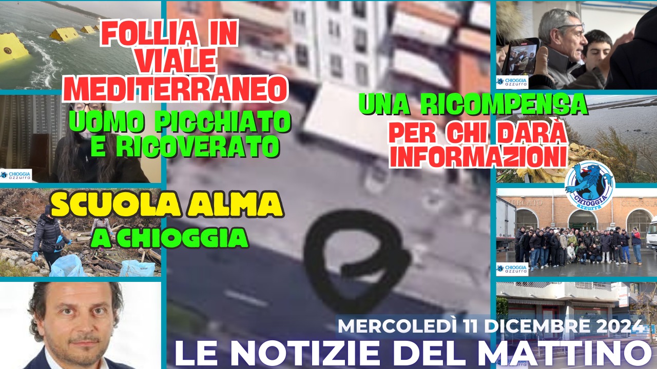 COSA C'È DI NUOVO, Le notizie di oggi, mercoledì 11 dicembre 2024