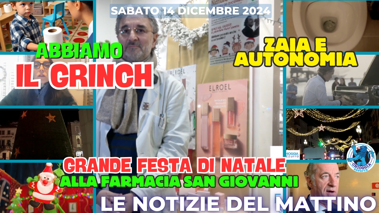 COSA C'E' DI NUOVO, Le notizie di oggi, sabato 14 dicembre 2024