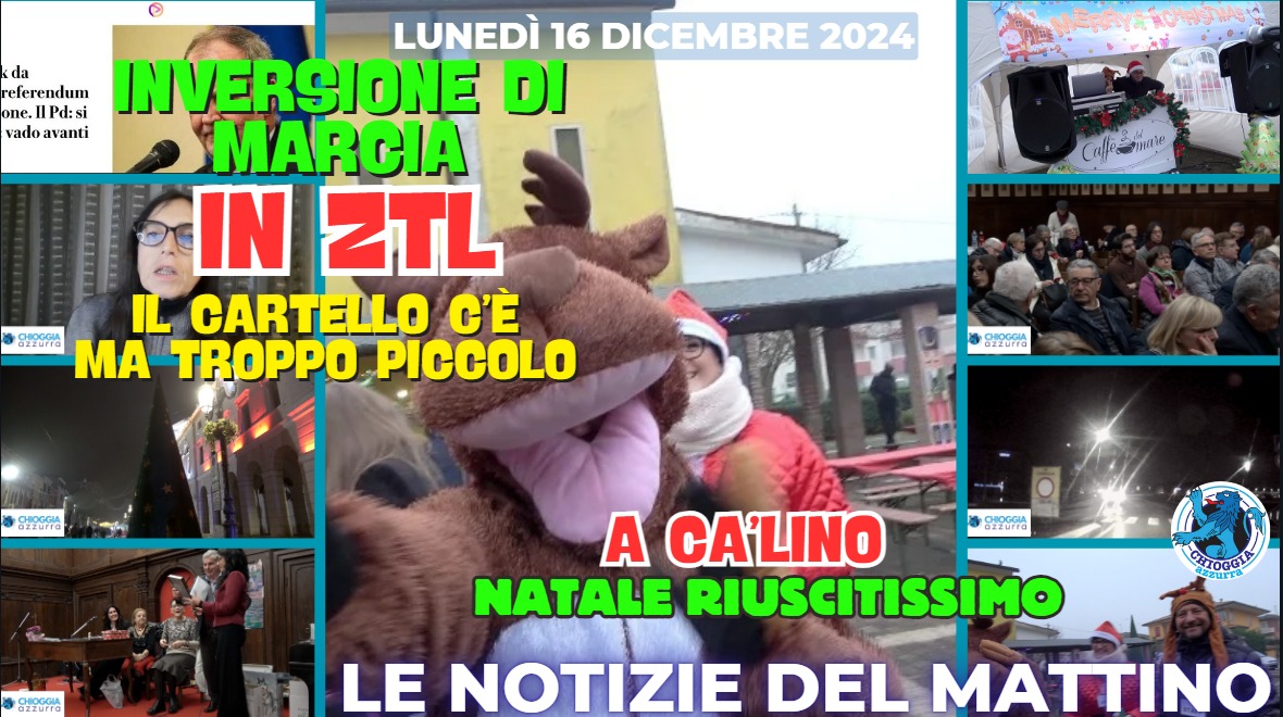 COSA C'E' DI NUOVO, Le notizie di oggi, lunedi16 dicembre 2024