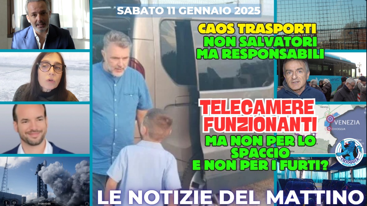 COSA C'È DI NUOVO, Le notizie di oggi, 11 gennaio 2025, sabato
