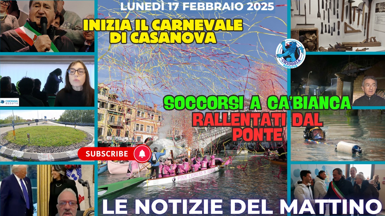 COSA C'E' DI NUOVO, Le notizie di oggi, lunedi 17 febbraio 2025