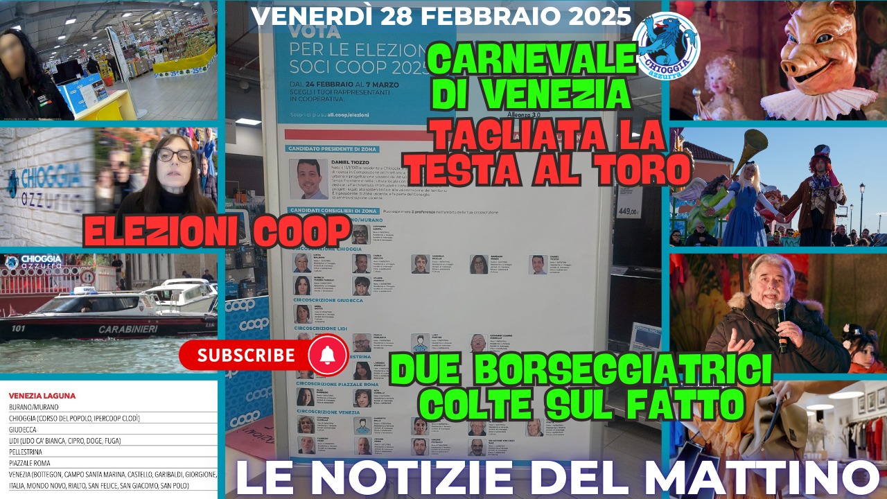 COSA C'E' DI NUOVO, Le notizie di oggi, venerdi 28 febbraio 2025
