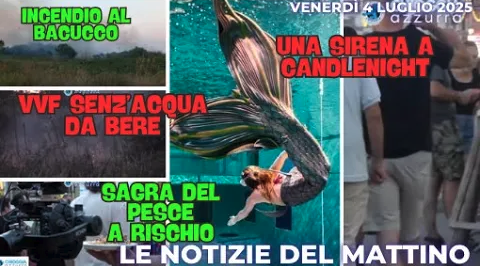 COSA C'E' DI NUOVO - IL NOTIZIARIO DI CHIOGGIA AZZURRA DI OGGI. venerdì 4 luglio 2025
