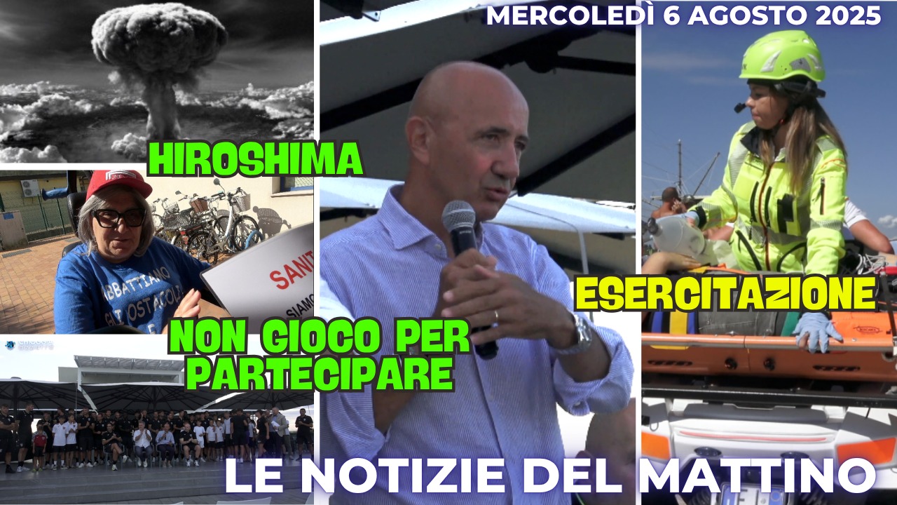COSA C'E' DI NUOVO - IL NOTIZIARIO DI CHIOGGIA AZZURRA DI OGGI, mercoledì 6 agosto 2025