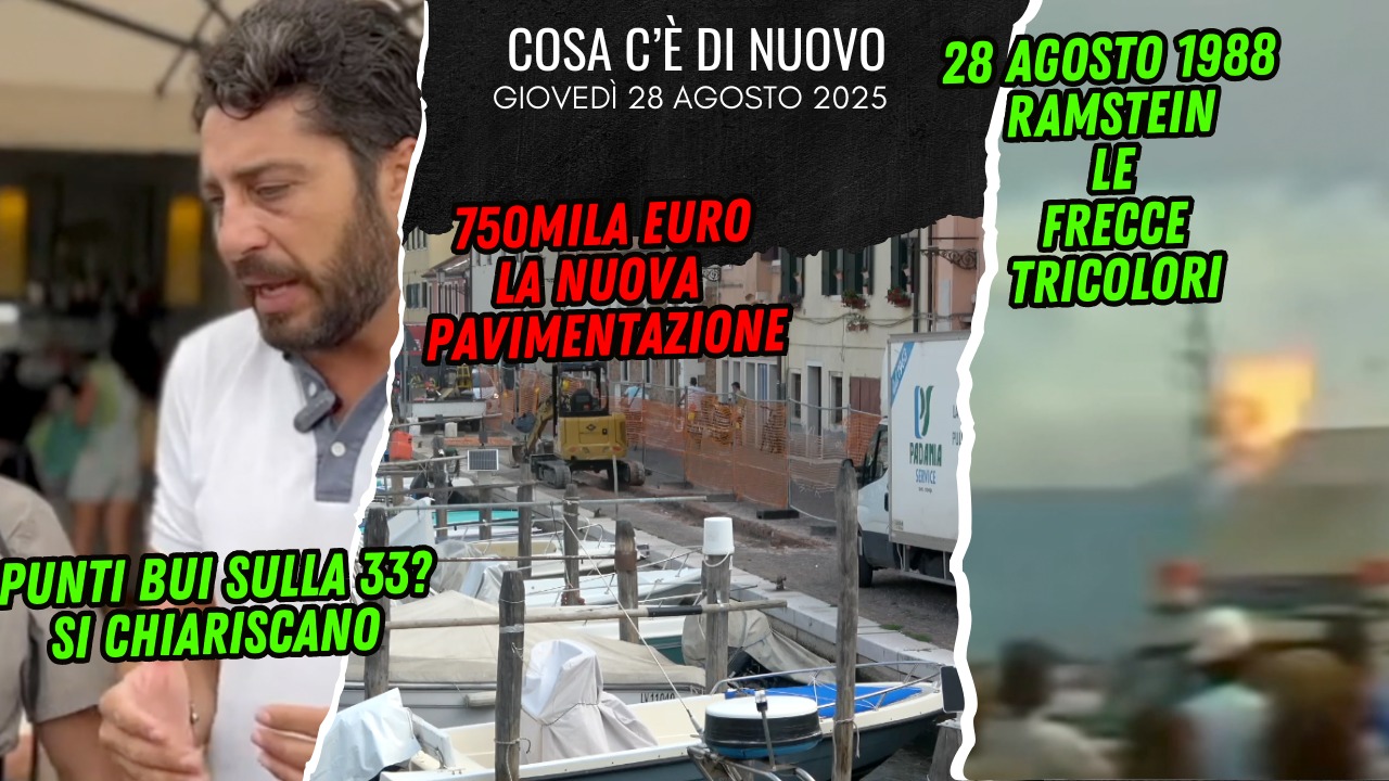 COSA C'E' DI NUOVO, IL NOTIZIARIO DI CHIOGGIAAZZURRA DI OGGI, giovedì 28 agosto 2025