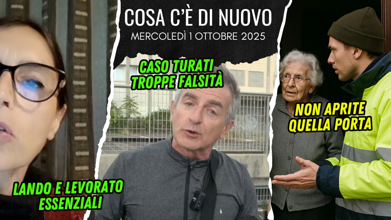 COSA C’E' DI NUOVO – IL NOTIZIARIO DI OGGI - MERCOLEDI' 1 OTTOBRE 2025