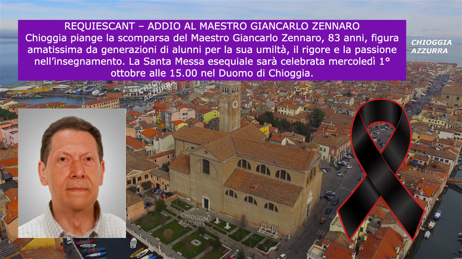 ADDIO AL MAESTRO GIANCARLO ZENNARO